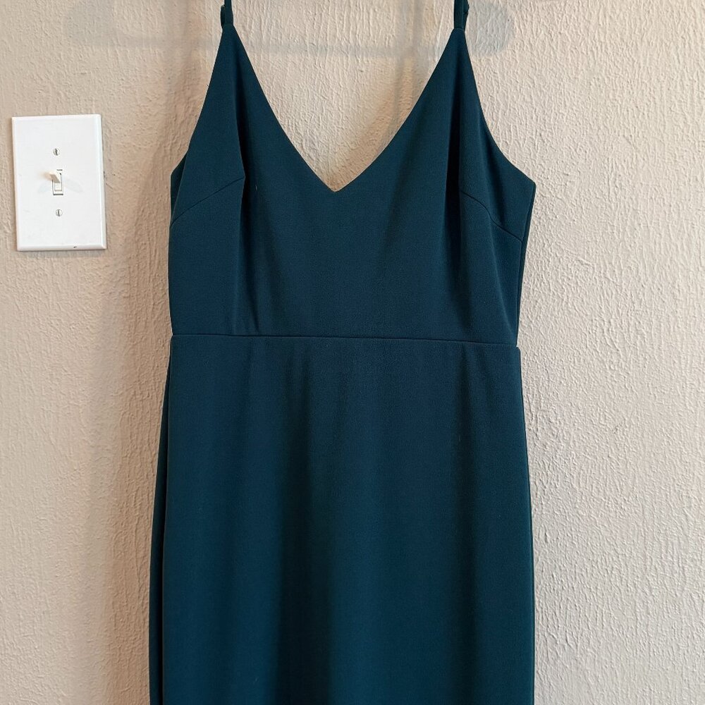 Lulus Infinite Glory Forest Green Maxi Dress